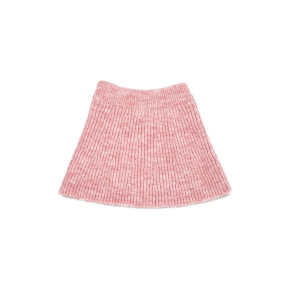 Oh Baby! Girls Scandi Flare Sweater Knit Wool-Blend Skirt - Picture 2 of 3